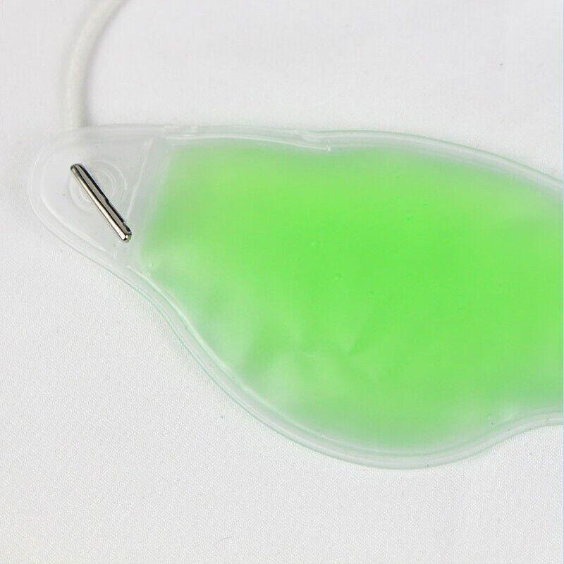 Blue Relaxing Gel Eye Mask Cold Pack Warm Hot Heat Ice Cool Pad Puffiness Headache - 2PCS