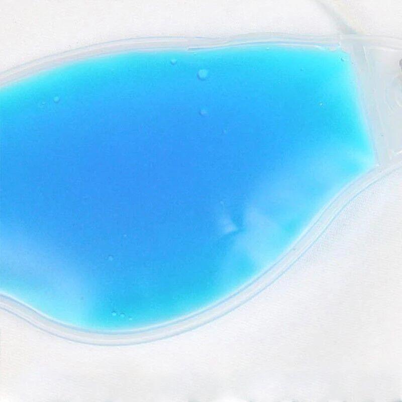 Blue Relaxing Gel Eye Mask Cold Pack Warm Hot Heat Ice Cool Pad Puffiness Headache - 2PCS