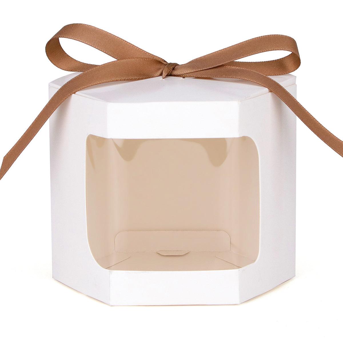 20PCS Small Gift Box Candy Storage Box Party Favor Treat Packaging Recyclable - White-S