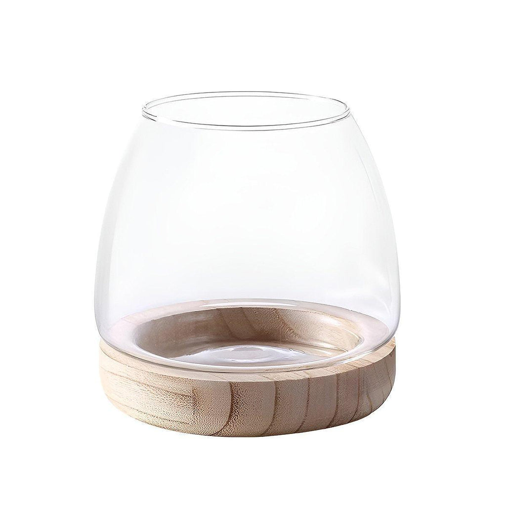 Japanese Style Small Glass Vases Fish Tank for Elegant Home Decor - L