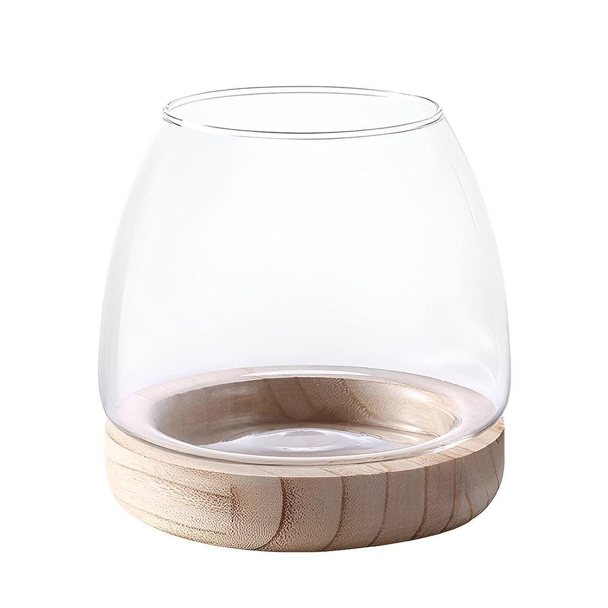 Japanese Style Small Glass Vases Fish Tank for Elegant Home Decor - S