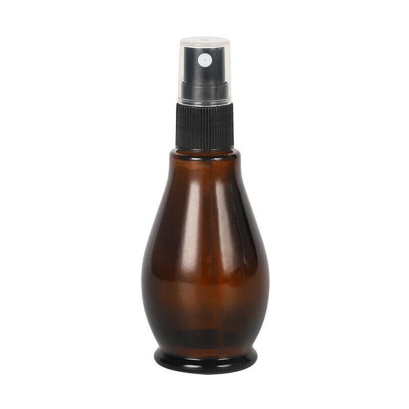30-100Ml Amber Glass Essential Oil Spray Roller Bottles Mist Sprayer Containers - Upgrade 30 ML 5PCS