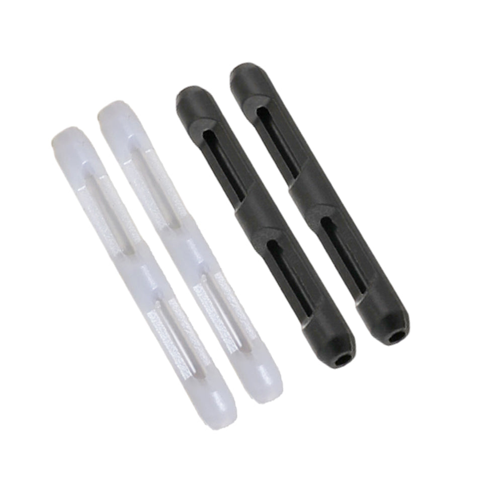 Silicone Eyeglasses Temple Hook Anti Slip Ear Grip Tips Holder for Glasses Spectacles - Transparent 5pairs