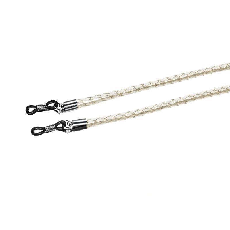 PU Sunglasses Reading Glasses Spectacles Eyeglass Holder Strap Chain - Grey