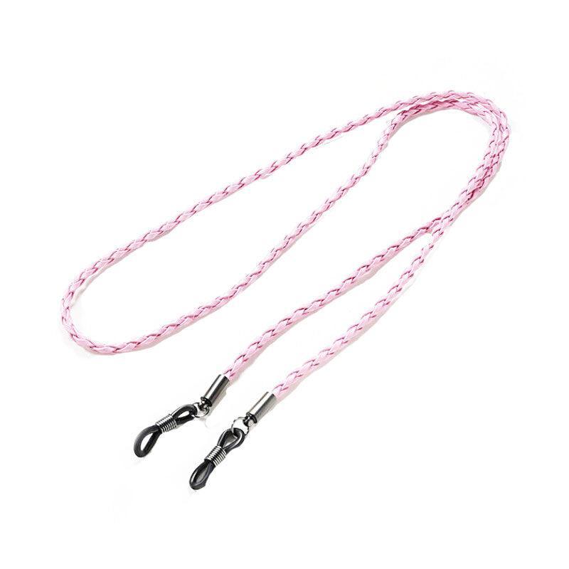 PU Sunglasses Reading Glasses Spectacles Eyeglass Holder Strap Chain - Grey