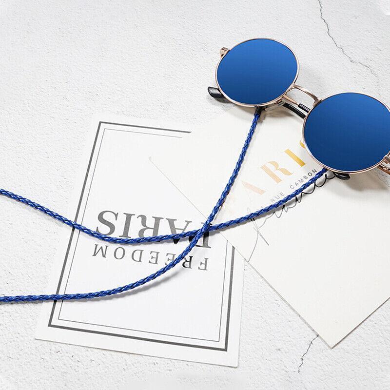 PU Sunglasses Reading Glasses Spectacles Eyeglass Holder Strap Chain - Pink