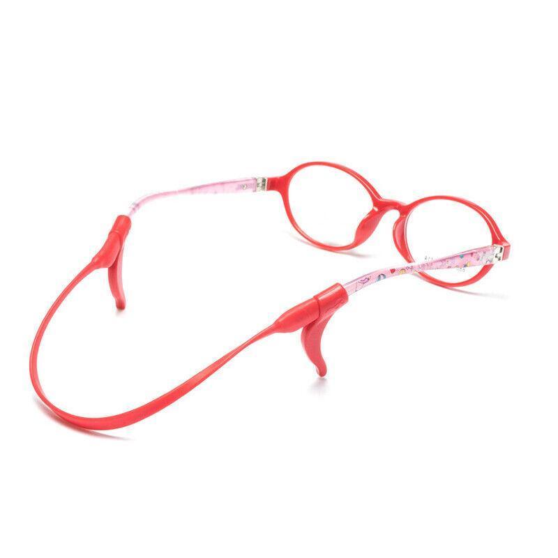 Silicone Glasses Strap and Ear Grip Set Eyeglasses Holder Cord with Hooks 20cm - Yellow