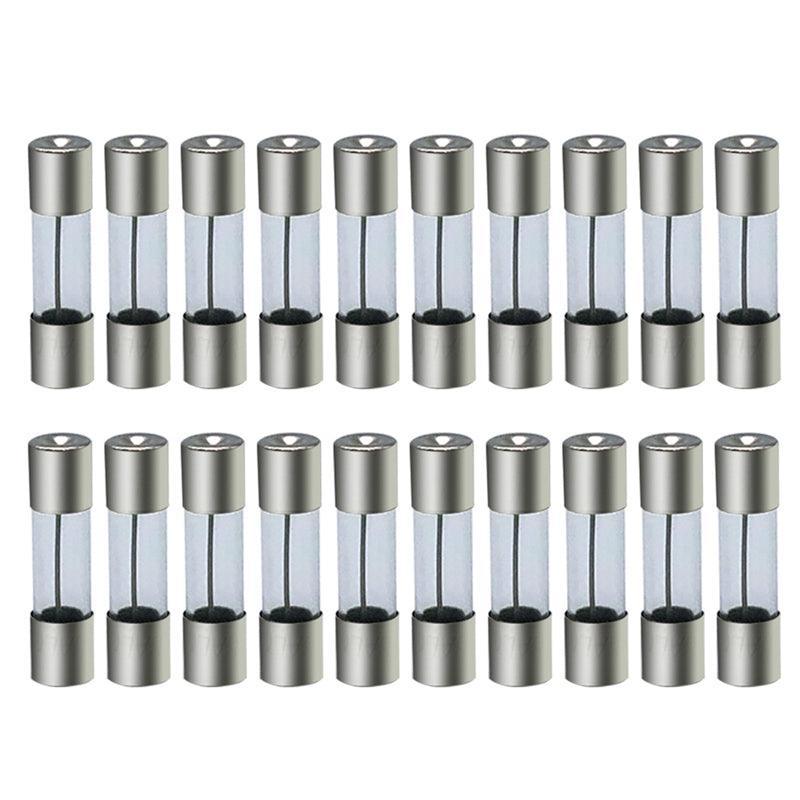 20Pcs M205 Glass Fuse 5Mm X 20Mm Slow Blow 250V / Select From 0.5A To 10A  Amp - 20PCS F3A