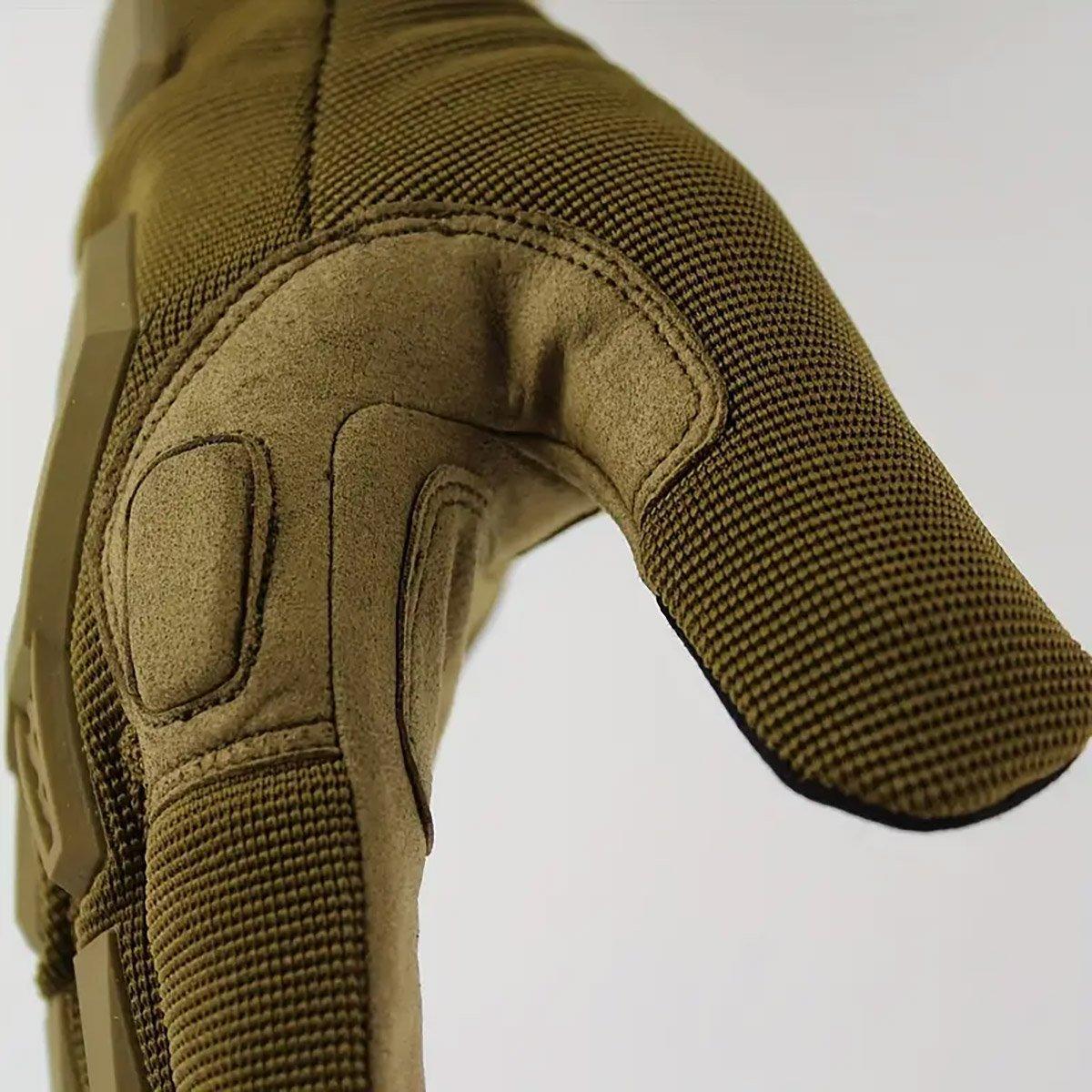 Tactical Full Finger Motorcycle Training Touchscreen Outdoor Sports Gloves - Black-XL