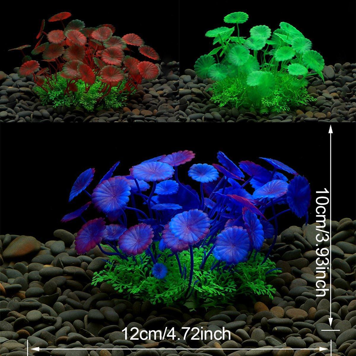 Artificial Water Grass Fish Tank Decoration Aquarium Landscape Simulation Plants - 03-3PCS