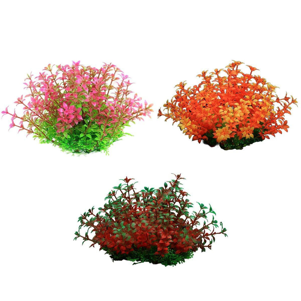 Artificial Water Grass Fish Tank Decoration Aquarium Landscape Simulation Plants - 03-3PCS