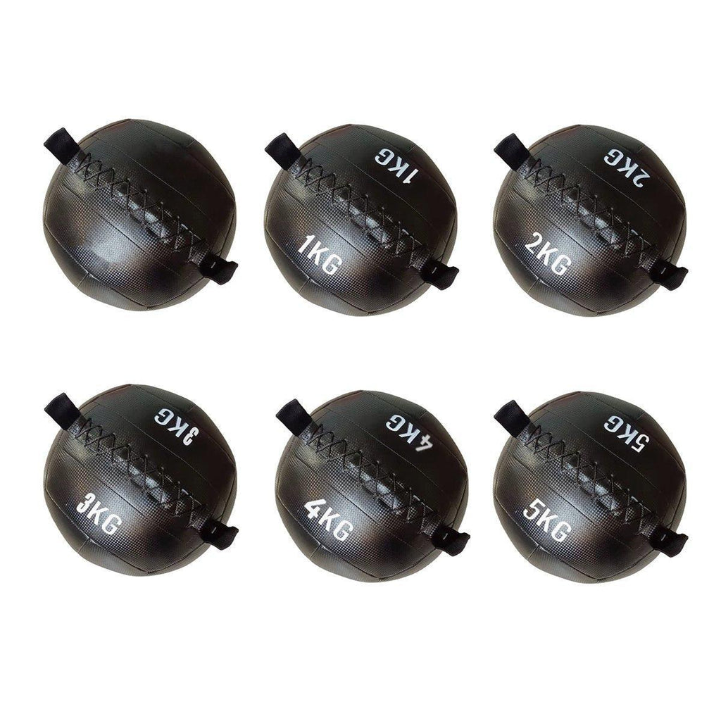 Non-Elastic Soft Squat Wall Ball for Solid Gravity and Balance Training Workouts - 1kg