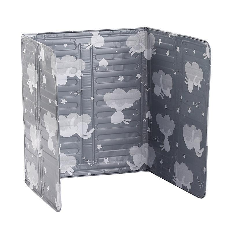 Kitchen Oil Splash Guard Wall Foil Protector Stove Cover Removable Baffle Screen - Grey Rabbit