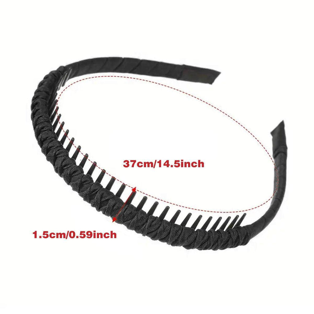 4pcs Headband with Teeth Non Slip Hairband for Women Hair Accessories Holder