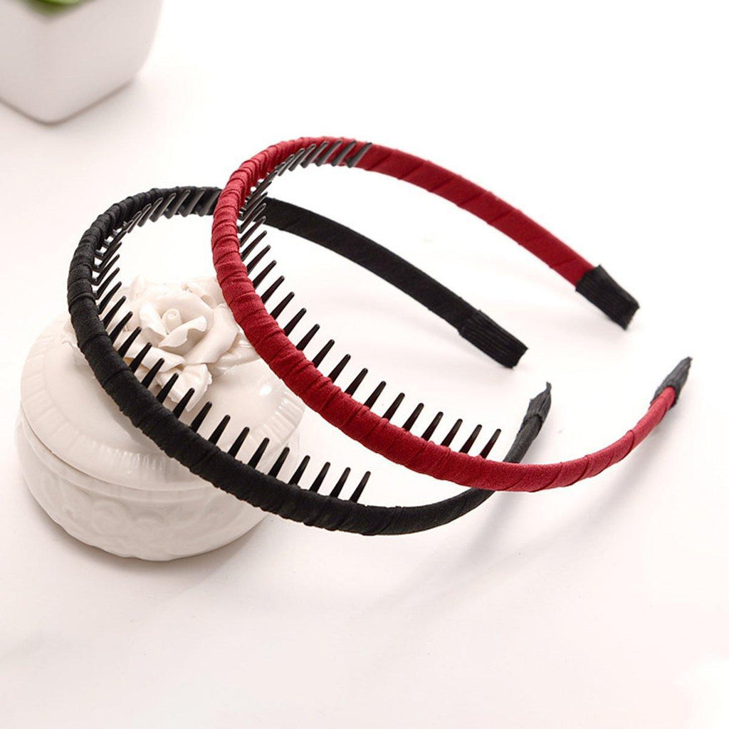 4pcs Headband with Teeth Non Slip Hairband for Women Hair Accessories Holder
