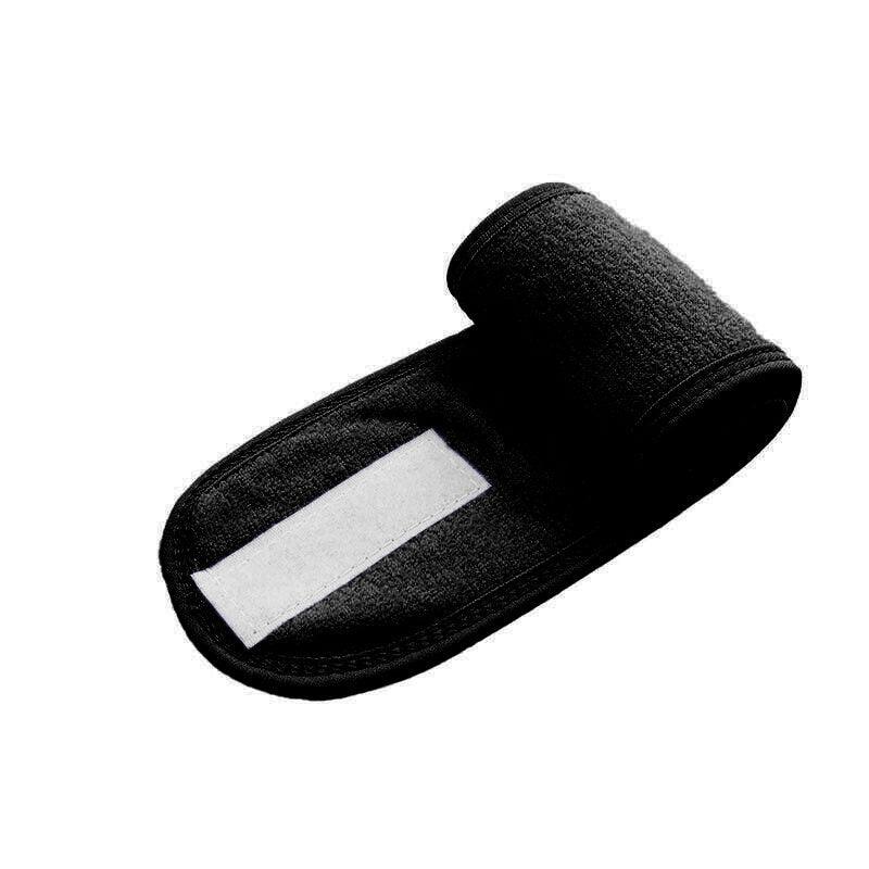 8-Colours Wrap Head Band Hairband Hair Band Adjustable Facial Make Up Face Wash Au - Rose Red