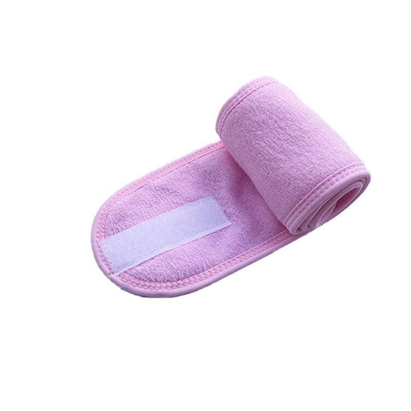 8-Colours Wrap Head Band Hairband Hair Band Adjustable Facial Make Up Face Wash Au - Yellow