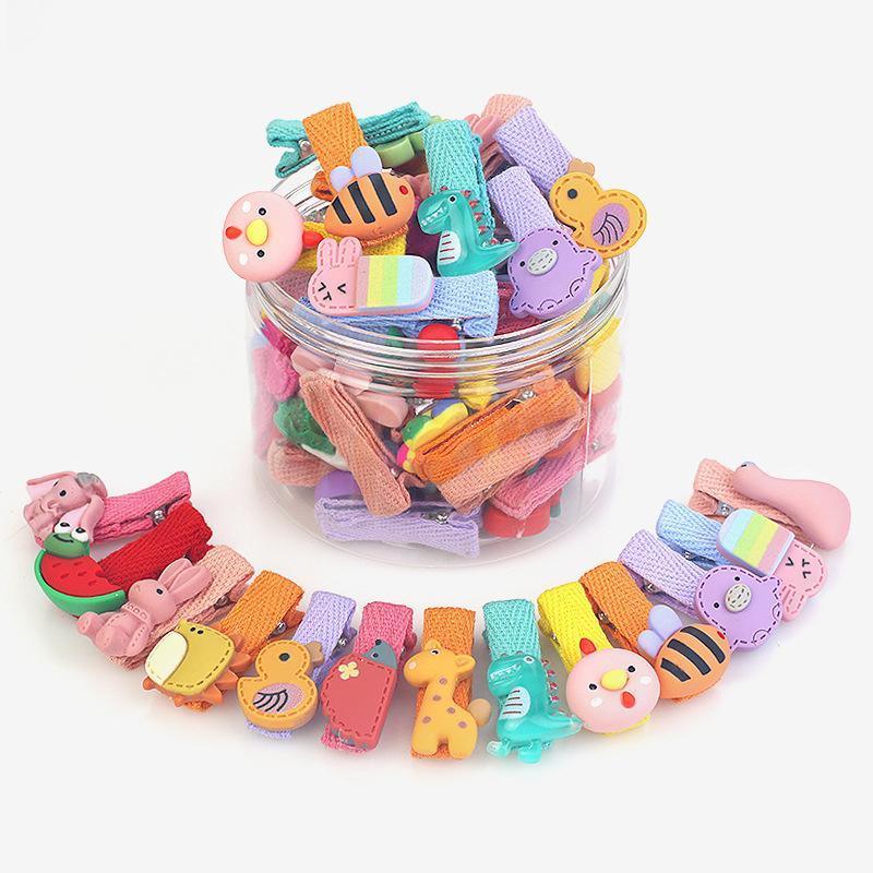 26Pcs Hair Clips Set Snap Bows and Hairpins for Styling and Everyday Use - Flower( Without Bottle)