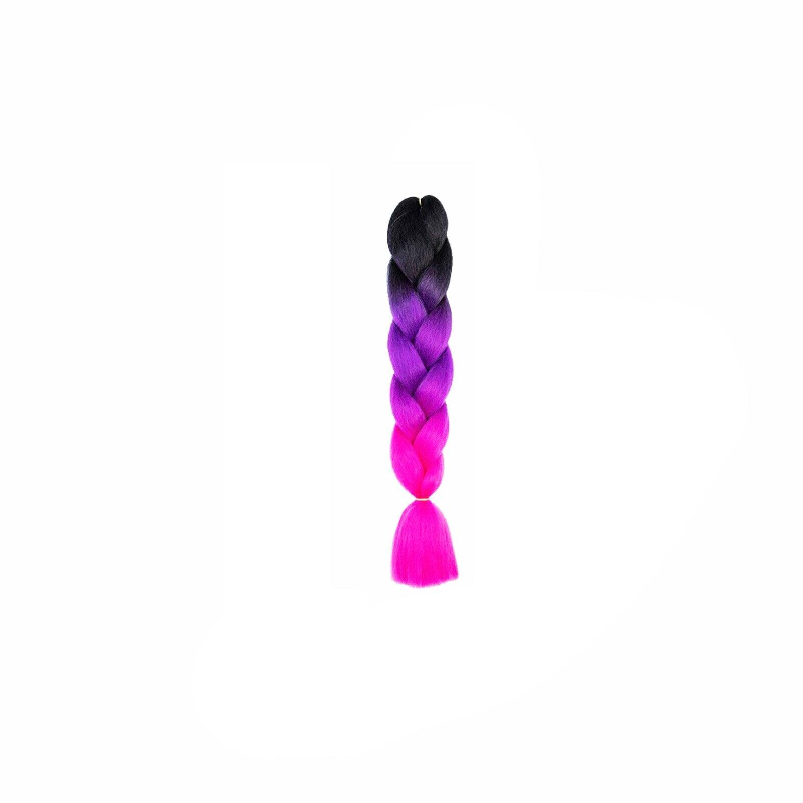 Coloured Jumbo Braiding Hair Extensions Braids Twist Hight Temperature Kanekalon - B3