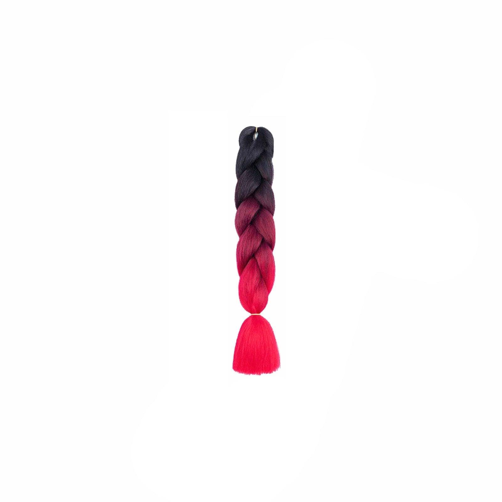 Coloured Jumbo Braiding Hair Extensions Braids Twist Hight Temperature Kanekalon - C14