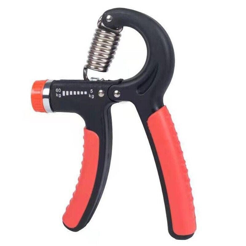 Adjustable Power Hand Grip Forearm Exerciser Gripper Strengthener Trainer 5-60Kg - Black
