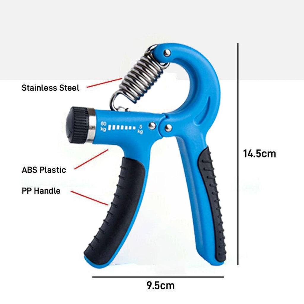 Adjustable Power Hand Grip Forearm Exerciser Gripper Strengthener Trainer 5-60Kg - Orange