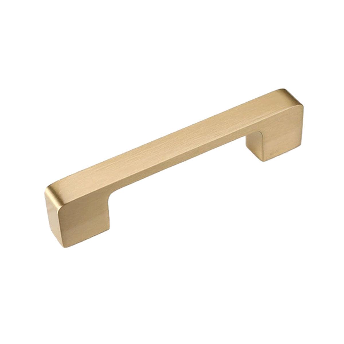 Modern Simple Handle Wardrobe Cabinet Drawer Pull All Copper Gold Door Handle - 64mm
