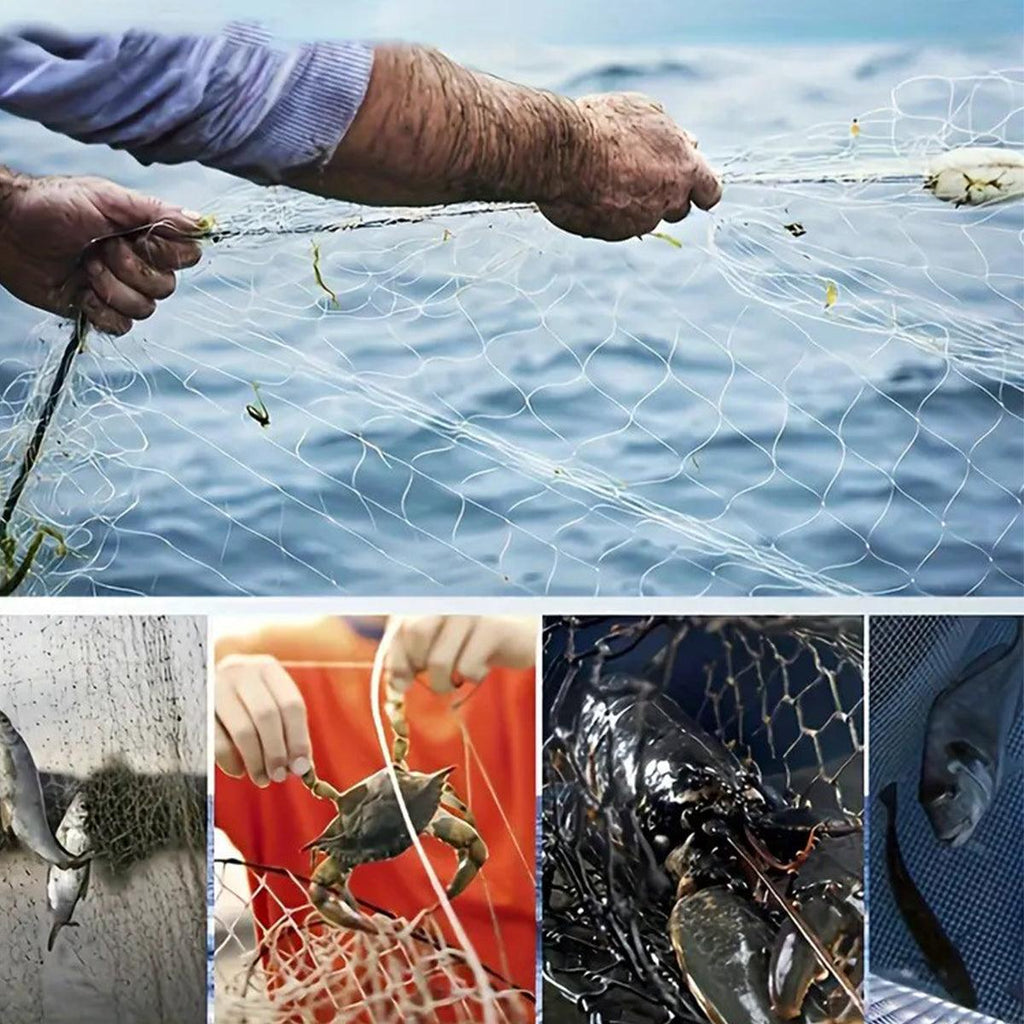 Frisbee Hand Casting Fishing Net Easy Throw Bait Net Swinging Tackle Gear - 420cm