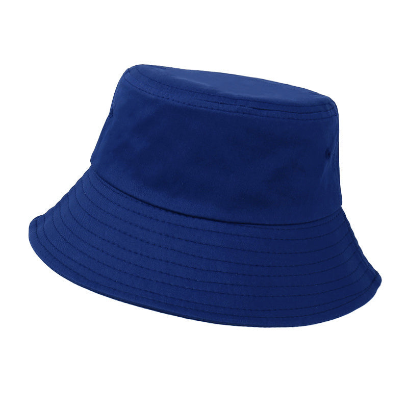 Unisex Men Women Washed Cotton Outdoor Camping Sports Bucket Hats Fisherman Hat - White
