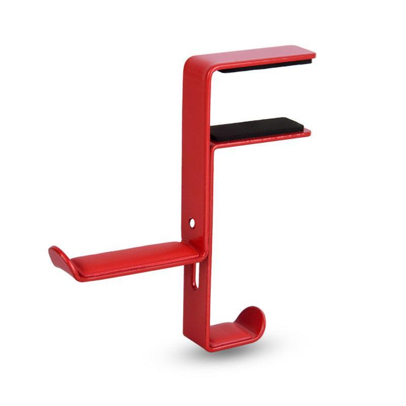 Metal Earphone Headset Desks Display Stand Hanger Holder Headphone Bracket Hook - Black