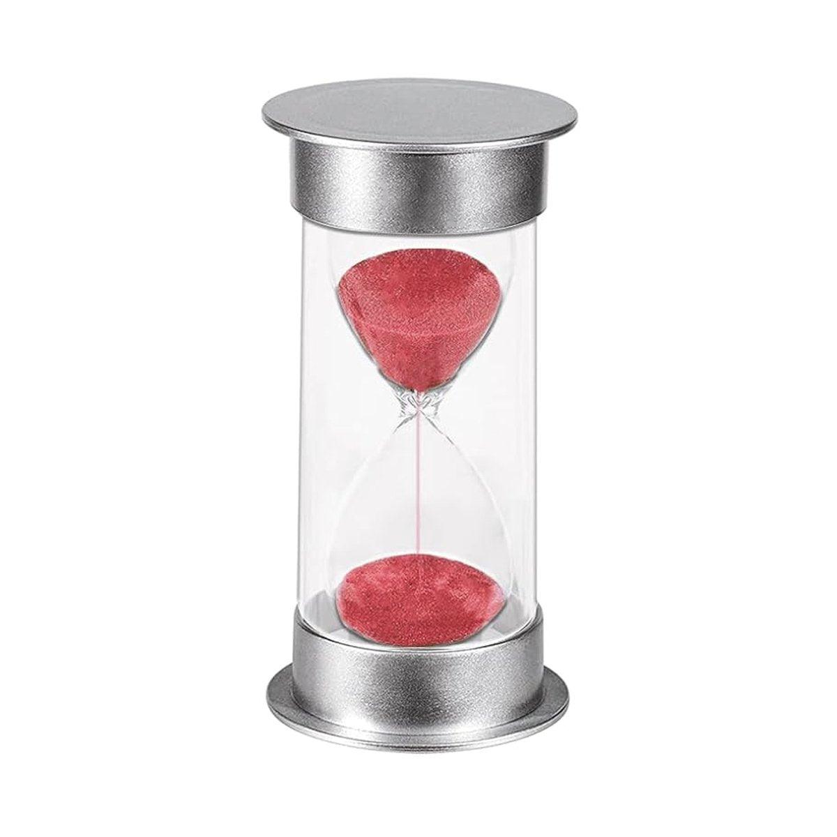 10/15/30 Minute Hourglass Timer Sand Timer for Home Office and Classroom Use - Pink-10min