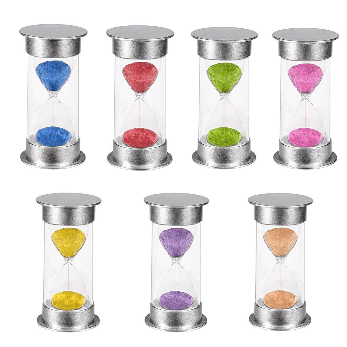 10/15/30 Minute Hourglass Timer Sand Timer for Home Office and Classroom Use - Purple-10min