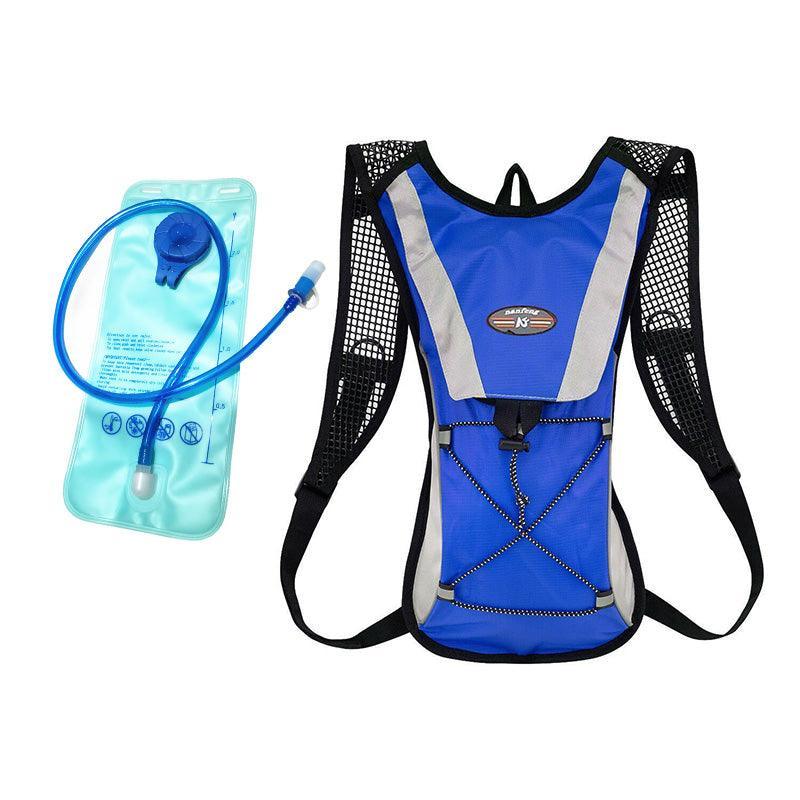 Hydration Pack Backpack Bag with 2L Water Bladder for Hiking Camping Cycling Running - Black