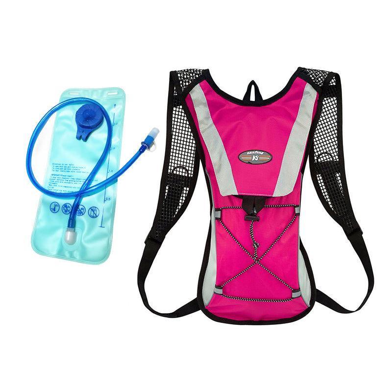 Hydration Pack Backpack Bag with 2L Water Bladder for Hiking Camping Cycling Running - Green