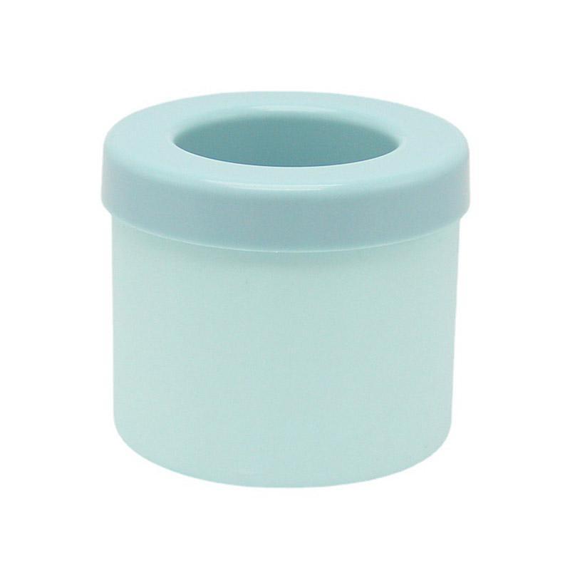 Silicone Ice Cube Tray Mould Ice Box Compartment Bucket for Easy Ice Making - Blue