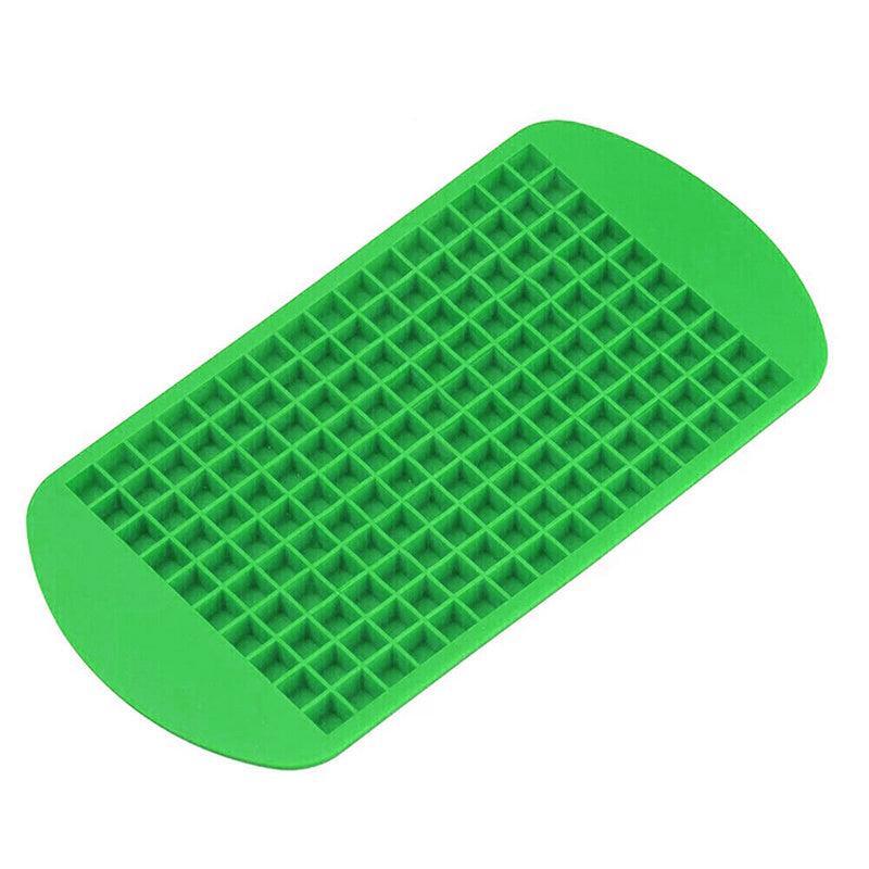 160 Grids Silicone Ice Cube Tray Ice Maker Mold Mini Frozen Cubes for Drink DIY - Black