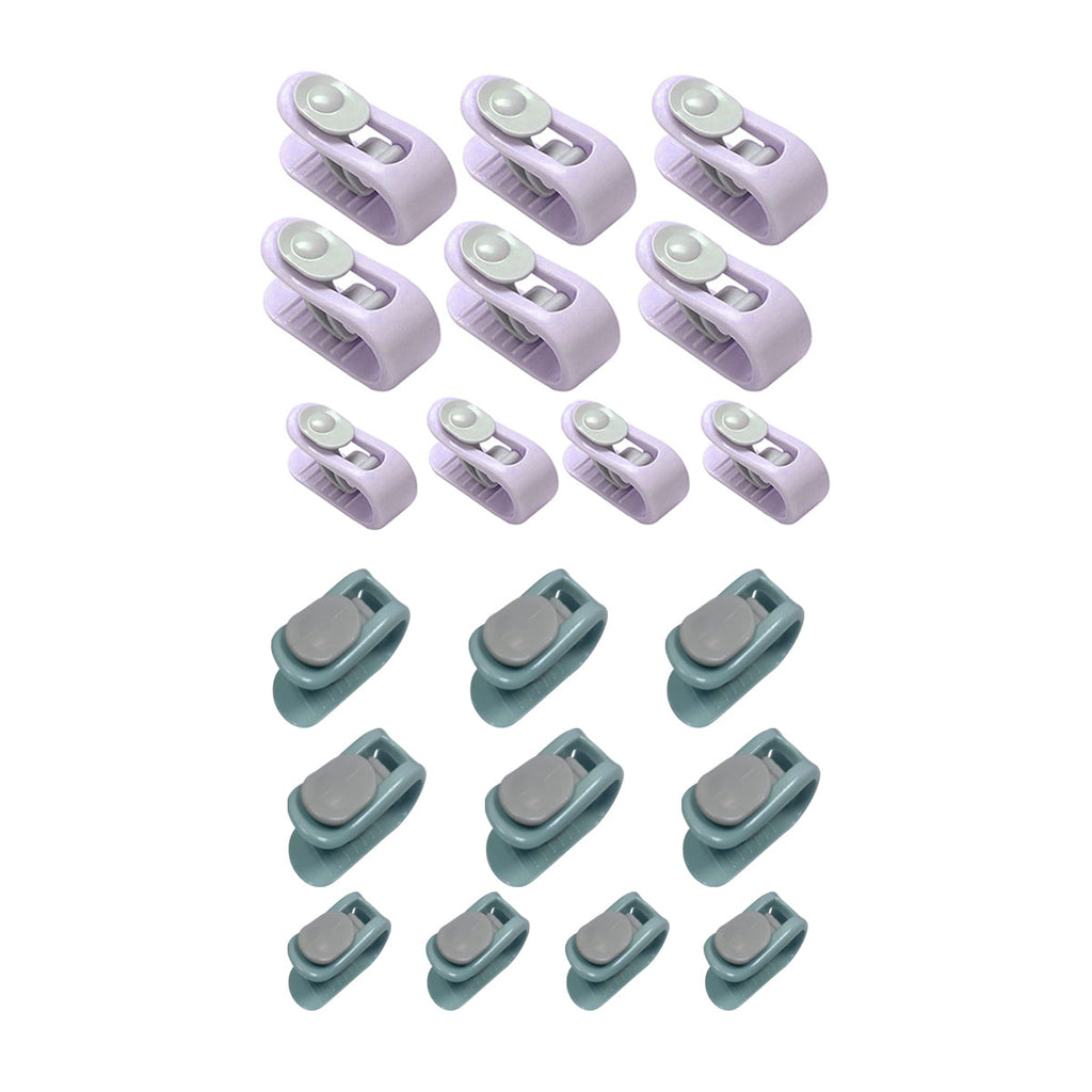 10/20pcs Quilt Retainer Cover Clips Invisible Needle-Free Thumb Buckle Bedding - Pink-10pcs
