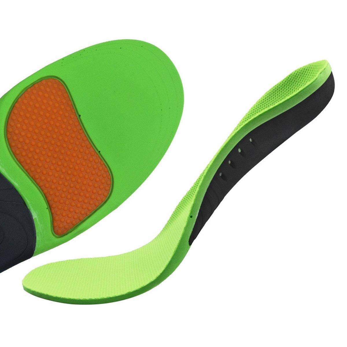 4 SizesOrthotic Insoles Arch Support for Flat Feet High Arches Plantar Fasciitis - M