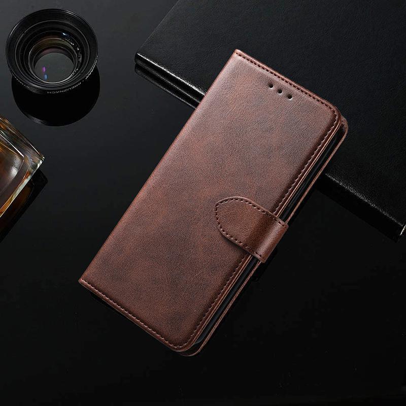 Brown Wallet Leather Flip Case Cover For iPhone 7 8 6 6S Plus X 11 12 13 Pro XS Max XR - iPhone 6/6S
