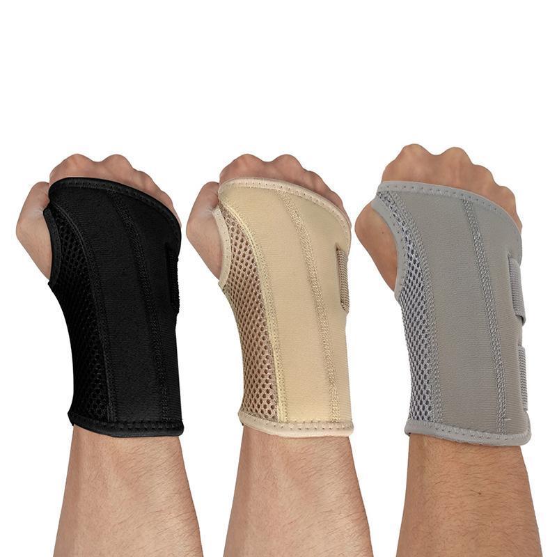 Carpal Tunnel Wrist Brace Night Sleep Wrist Support Wrist Splint Pain Men Women Right Hand - Black