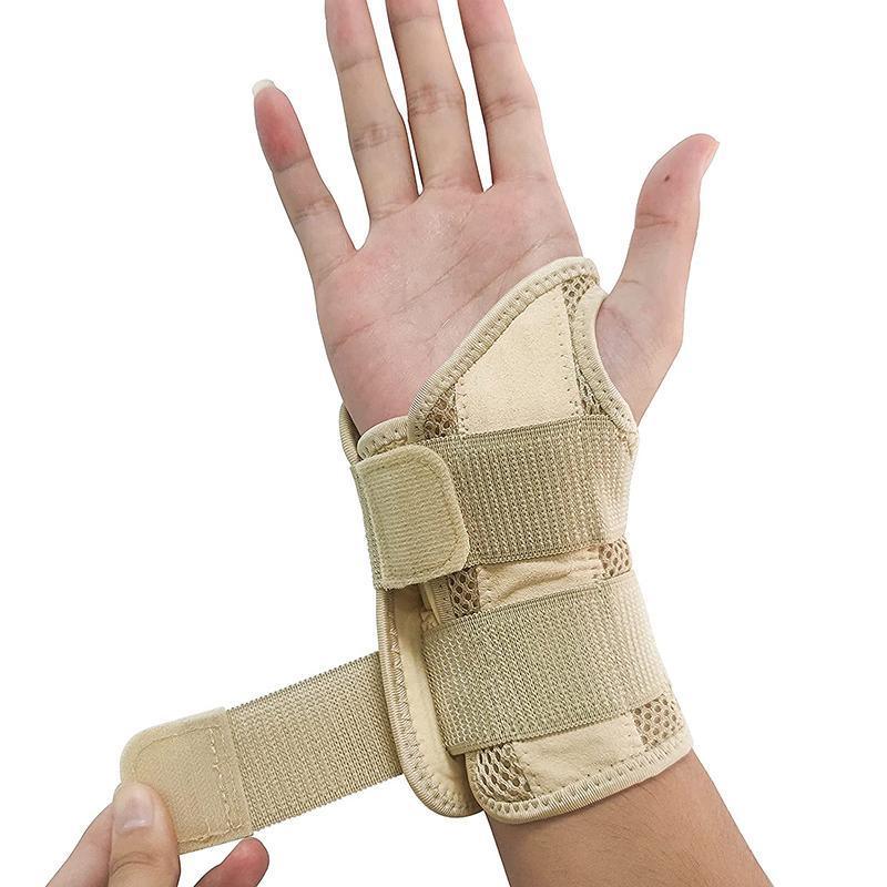 Carpal Tunnel Wrist Brace Night Sleep Wrist Support Wrist Splint Pain Men Women Right Hand - Grey