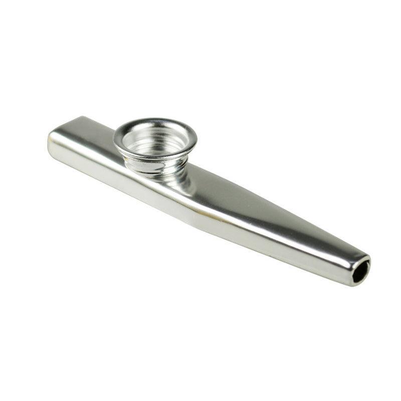 Kazoo Musical Instrument Mouth Flute Diaphragm Guitar Partner Harmonica Style - Silver