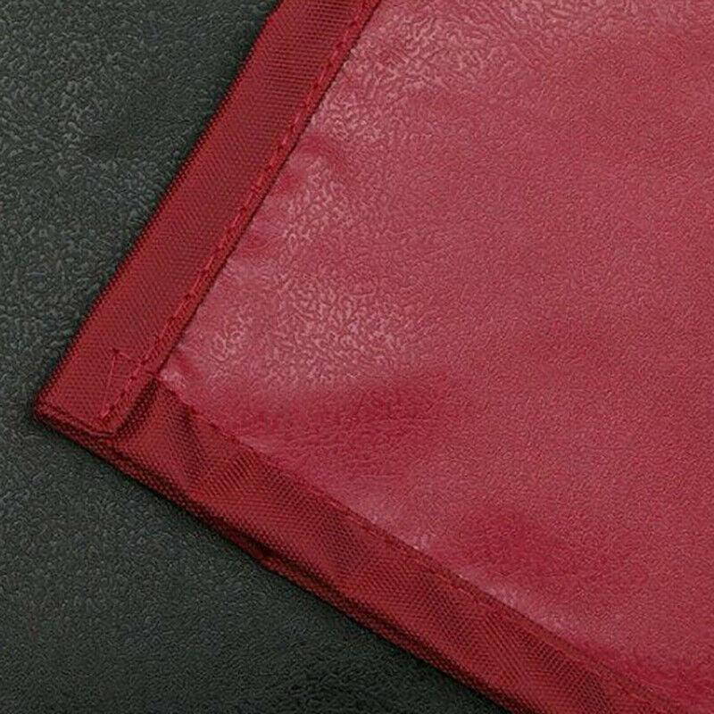 Heavy Duty PVC Waterproof Apron for Kitchen Butcher Cleaning 6pcs 106x68cm - Red