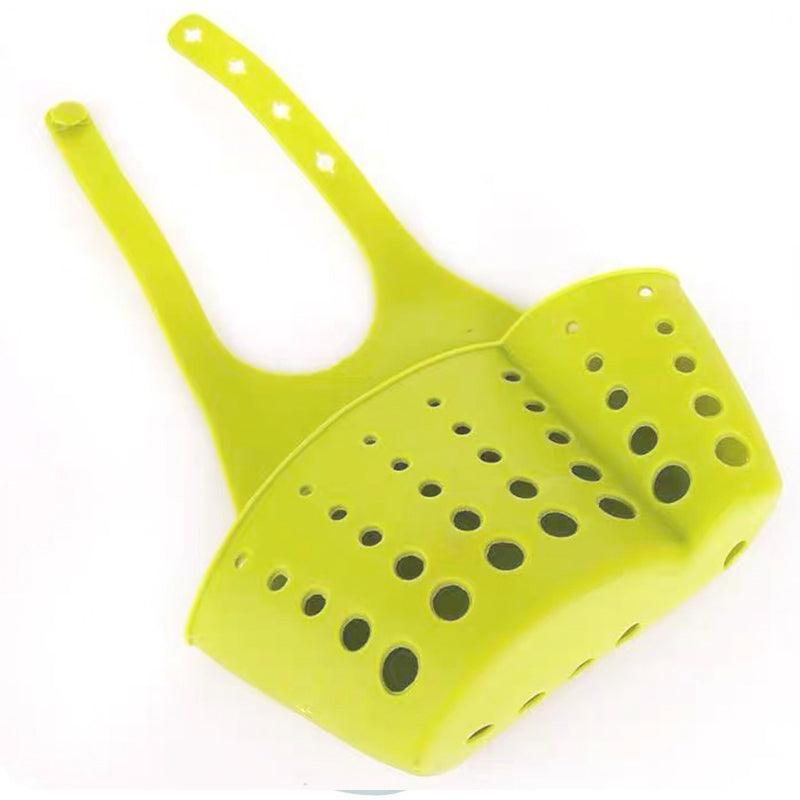 2PCS Kitchen Drain Holder Sponge Sink Storage Rack Basket Organizer Shelf Bathroom - Pink