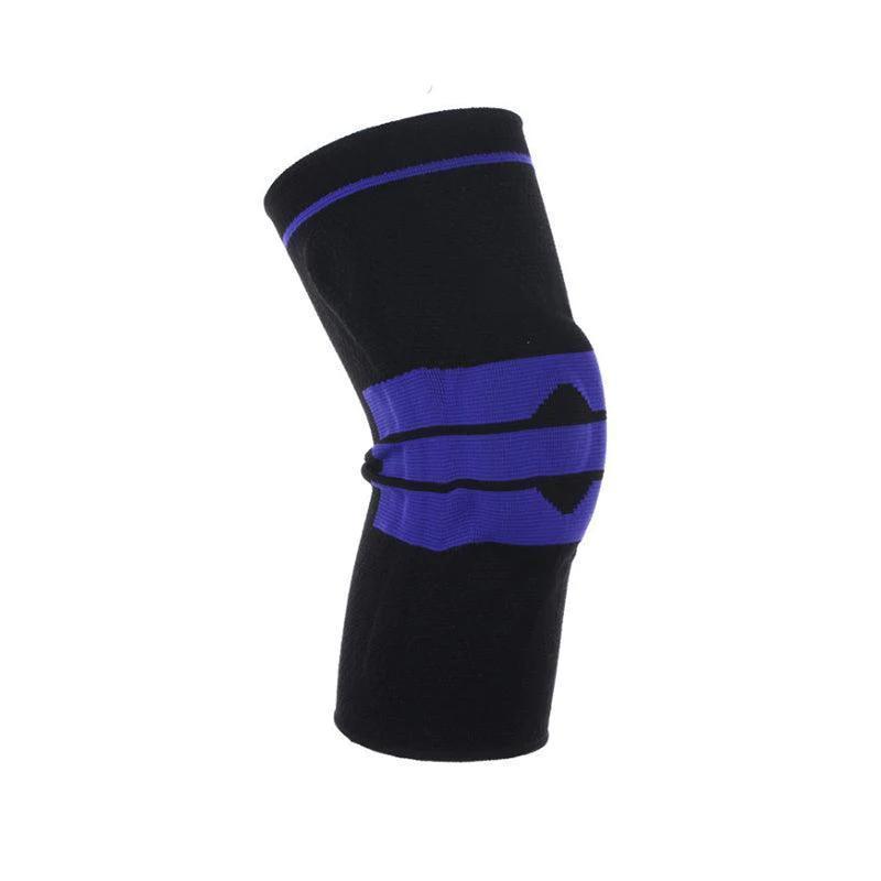 Knee Support Pads Brace Protector Full Gel Sports Joint Medial Gym Patella Strap Black - XL