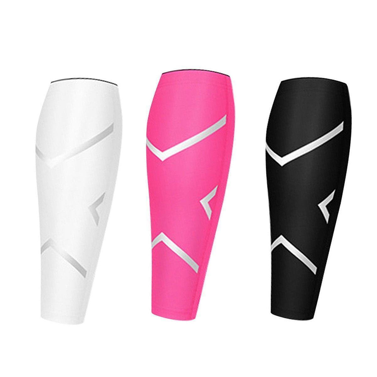 1 Unit Breathable Sports Shin Guards Knee Pads for Cycling Running Football Basketball - White / M