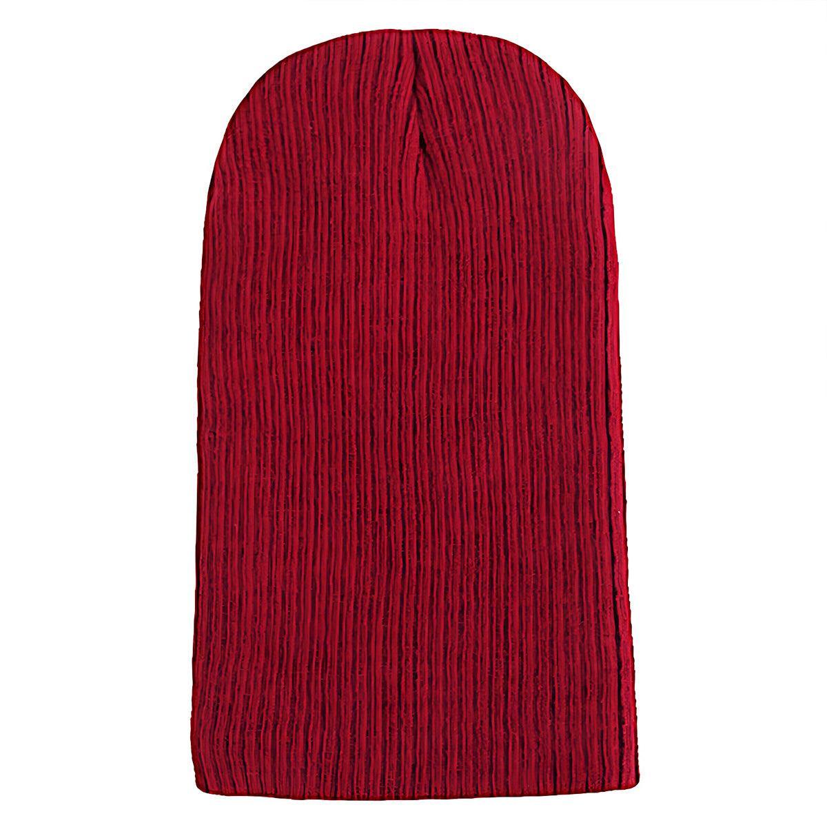 Winter Thermal Warm Women Men Hat Slouch Baggy Hat Beanie Ski Knitted Cap - Green