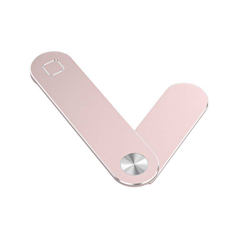 Side Mount Clip Phone Holder for Laptop Adjustable Portable Screen Bracket - Pink
