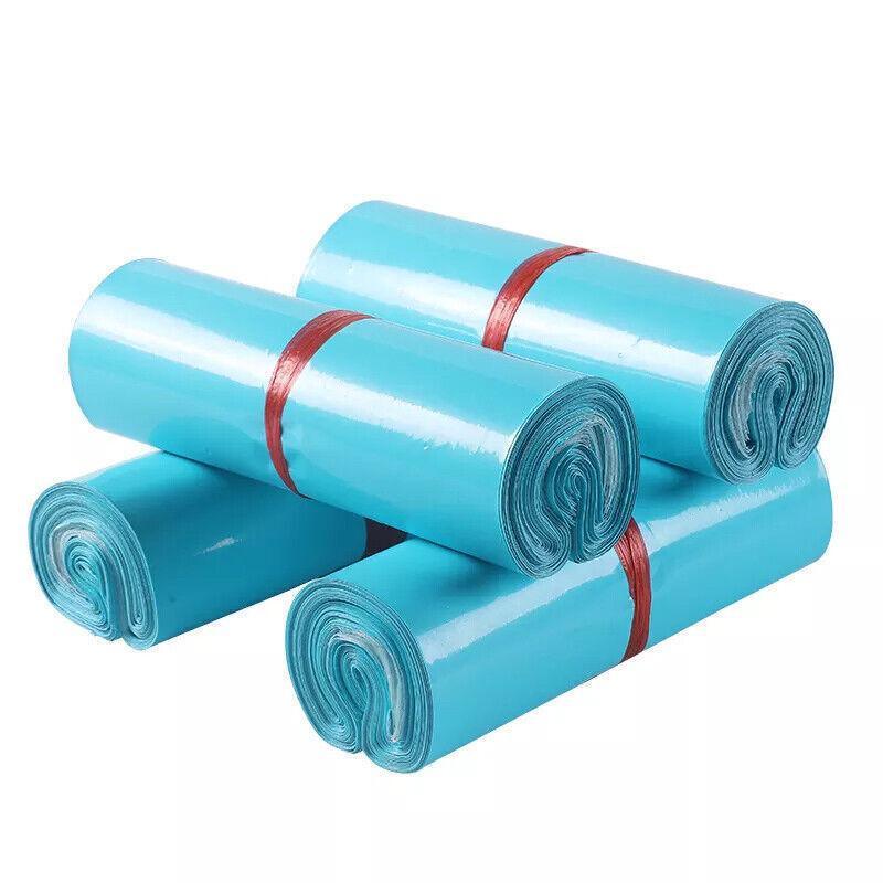 Poly Mailer Bags Mailing Satchel Plastic Courier Self Sealing Packing Blue - 38*52CM