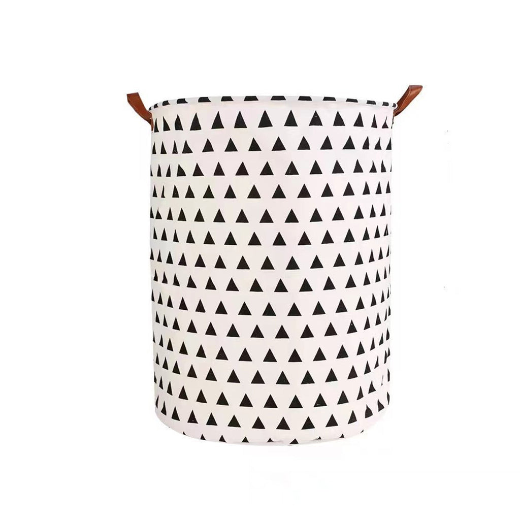 Foldable Laundry Basket Dirty Clothes Hamper Toy Storage Organizer Storage Bin - English Letters